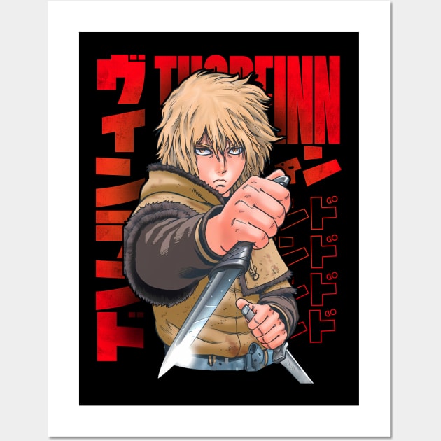 Vinland Saga Thorfinn Wall Art by KokkaiBlack